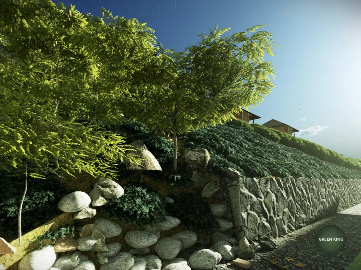 Гірський схил: візуалізація